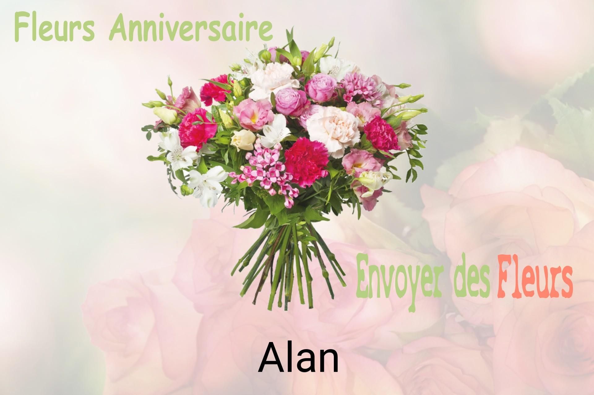 Bouquet de fleurs d’anniversaire livré à Alan